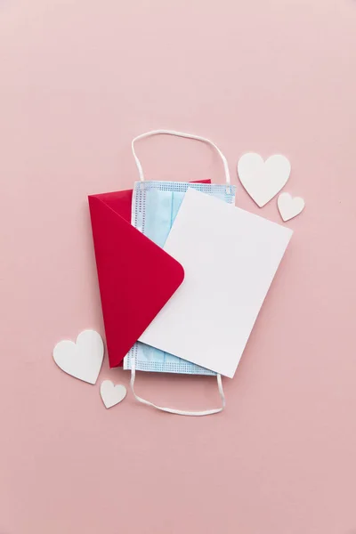 Love Letter White Card Red Paper Envelope Mock Stock Photo by  ©InkDropCreative 239749384