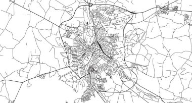 Naestved, Danimarka şehir haritası