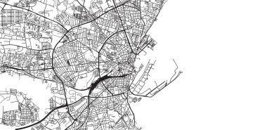 Danimarka 'nın Artus kentsel şehir haritası