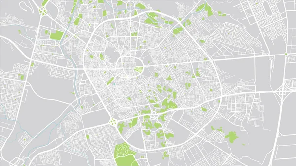 Stadsvector stadskaart van Medina, Saudi-Arabië, Midden-Oosten — Stockvector