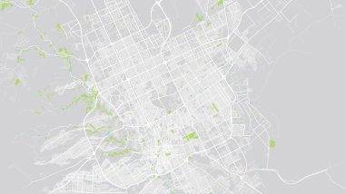 Kentsel vektör şehir haritası Riyad, Suudi Arabistan, Orta Doğu