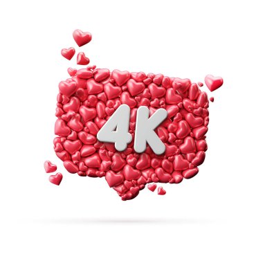 4000 sosyal medya üyesi abone olun ya da pankartı takip edin. 3B Hazırlama