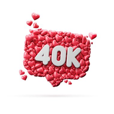 40 bin sosyal medya üyesi abone olun ya da pankartı takip edin. 3B Hazırlama