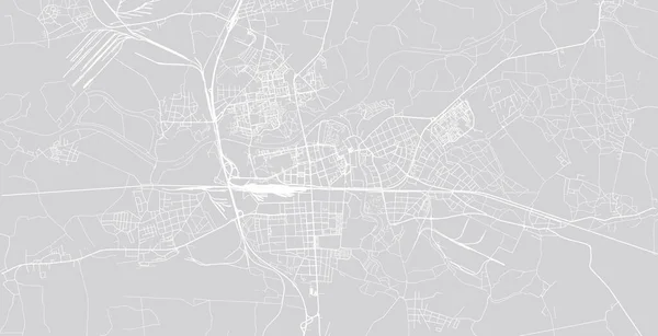 Mapa da cidade de vetor urbano de Pardubice, República Checa, Europa — Vetor de Stock