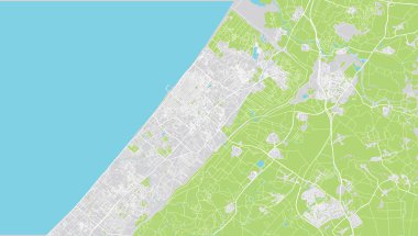 İsrail, Gazze şehir haritası, Orta Doğu