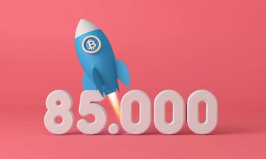 Bitcoin kripto-para roketi 85.000 'e fırlatılıyor. 3B Hazırlama
