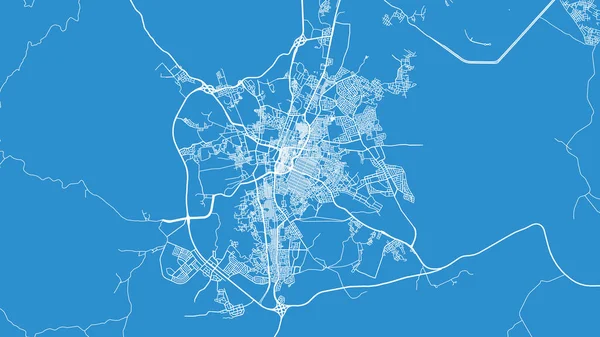 Urban vector city map of Taif, Saudi Arabia, Middle East — Stock Vector