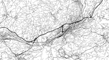 St. Gallen, İsviçre, Avrupa şehir haritası