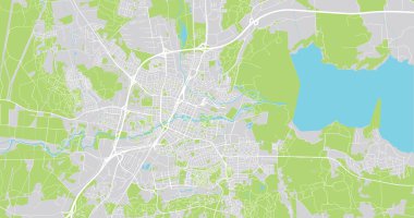 Orebro, İsveç, Avrupa şehir haritası