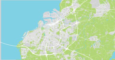 Malmö, İsveç, Avrupa şehir haritası