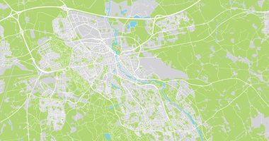 Linkoeping, İsveç, Avrupa şehir haritası