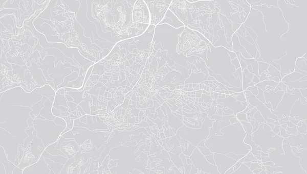 Mappa della città vettoriale urbana di Betlemme, Palestina, Medio Oriente — Vettoriale Stock
