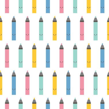 Çok renkli, şirin fosforlu kalemler. Örnek desen. Sonsuz parlak bir geçmiş. Okul ve iş geçmişi için iyi..