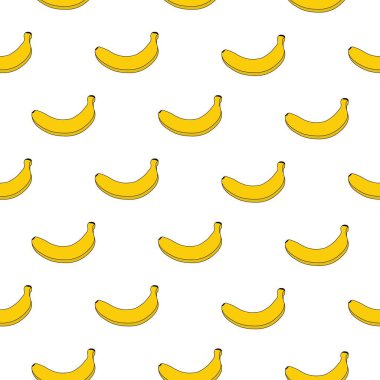 Muzlu vektör kusursuz desen. Gıda tasarımı için tropik karalamalar, vegan restoranı, kafe, ambalaj kağıdı, sağlık ürünleri, meyve pazarı.