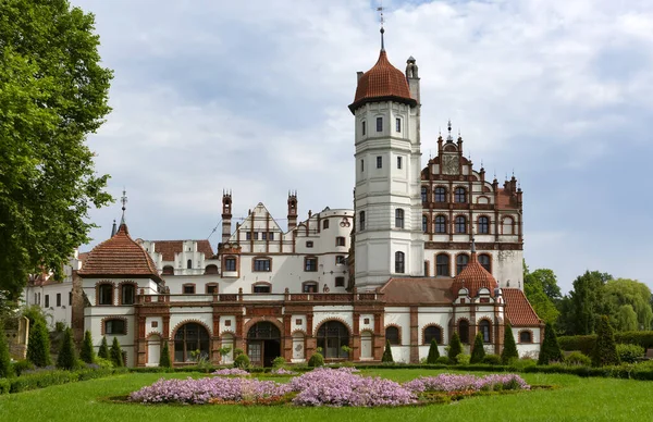 Basedow Castle Built 16Th Century Renaissance Style Mecklenburg Western Pomerania — Stock Photo, Image