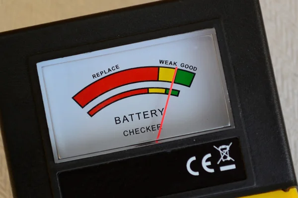 Batteritestare för Display — Stockfoto