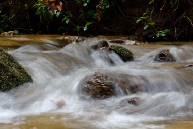 Akışı ile küçük şelaleler