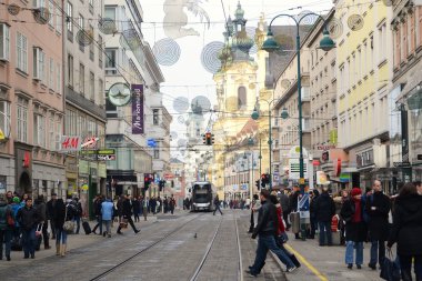 Noel yürüyüş içinde yaya - linz