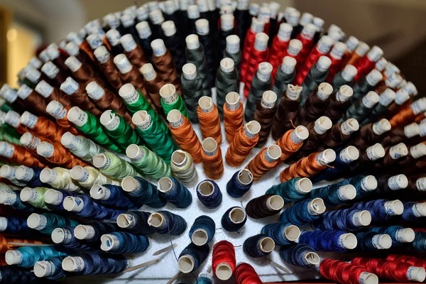 Bobbins in hedgehog shape — Stock Photo, Image