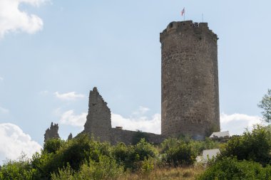 Kalıntıları kalenin Waxenberg - Avusturya