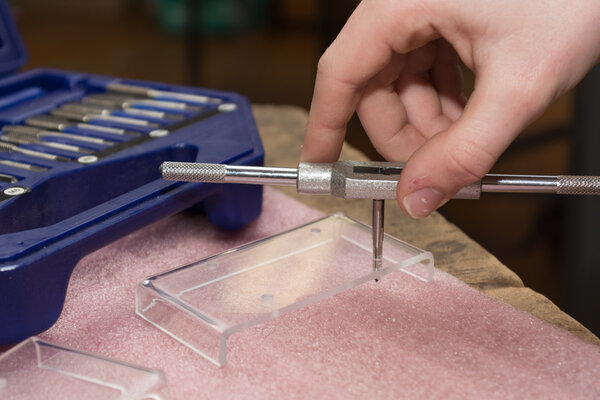 Technicians with tap