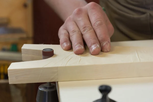 Máquina de madera de arena — Foto de Stock