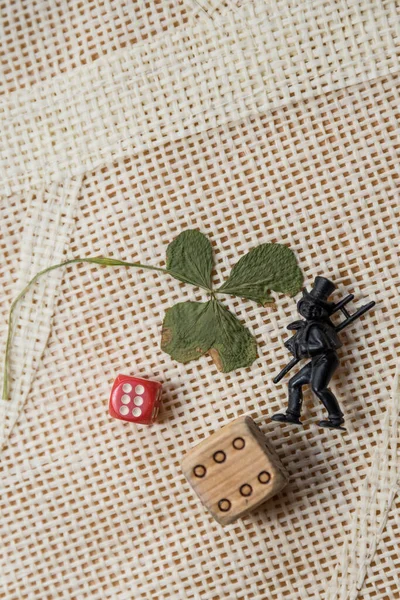 Lucky Charms New Years Lucky Clover Lucky Number Chimney Sweep — Stock Photo, Image