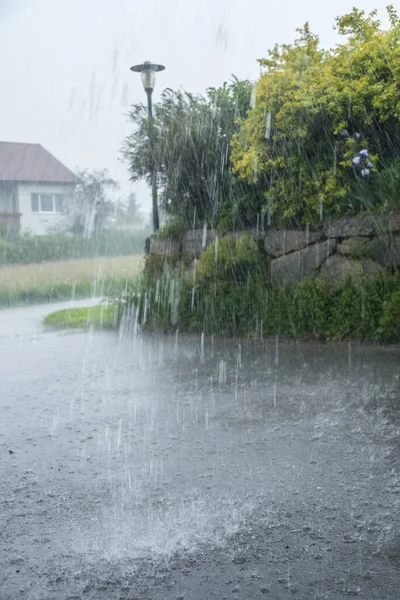 Precipitazioni Tempestose Acquazzoni Acquazzoni Tempeste — Foto Stock