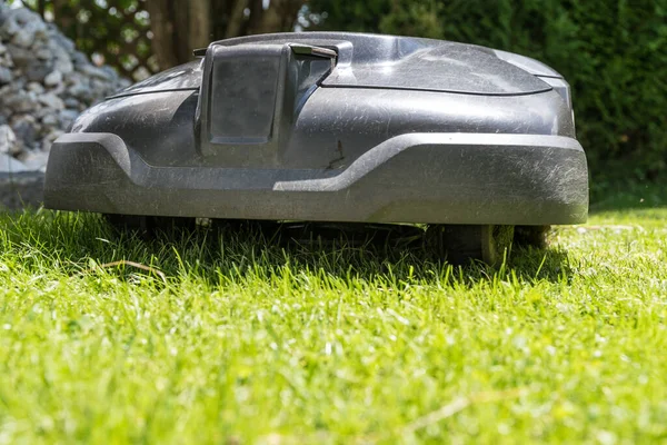 Automatic lawn mowing with robotic lawnmower - robotic lawnmower garden tool