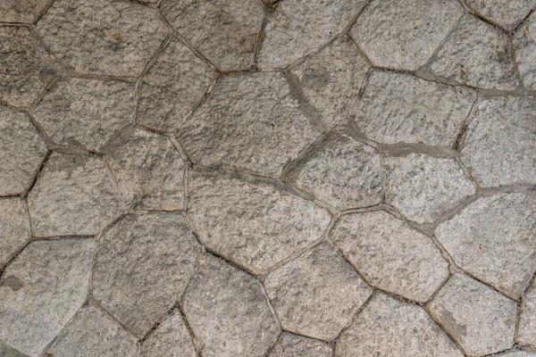 Pedras Granito Juntos Como Mosaico Para Formar Uma Parede Fundo — Fotografia de Stock