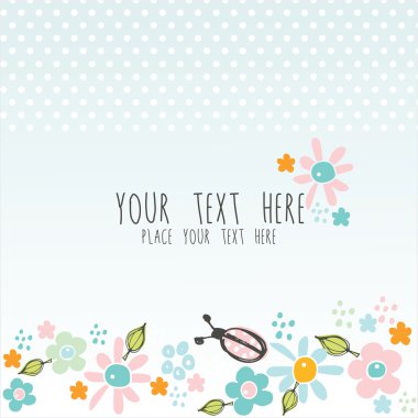 çok güzel Mavi kart