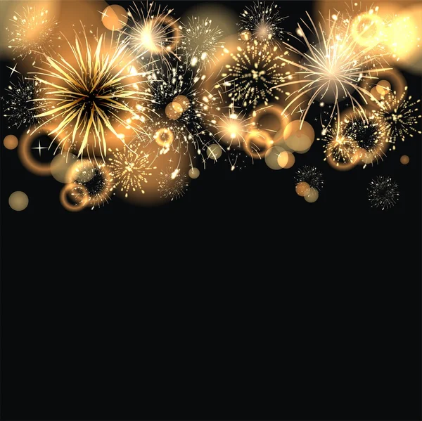 Hintergrund mit Feuerwerk — Stockfoto