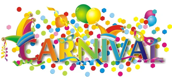 Renkli karnaval arka plan
