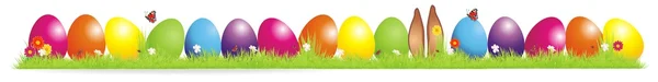 Funny easter background — Stock Vector