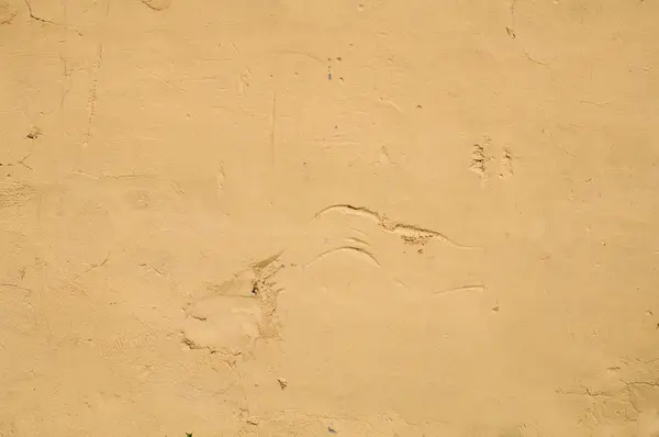 Textura de pared con yeso dañado amarillo — Foto de Stock