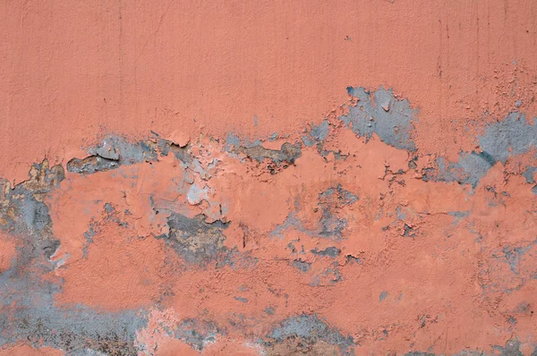 Textura de relieve de estuco naranja cubierto de pared — Foto de Stock