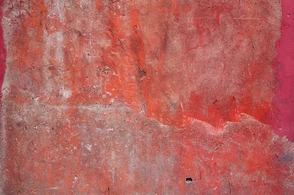 Textura da parede coberta com gesso vermelho escuro — Fotografia de Stock