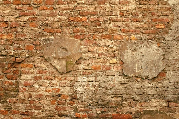 Textura de la vieja pared de ladrillo rojo —  Fotos de Stock