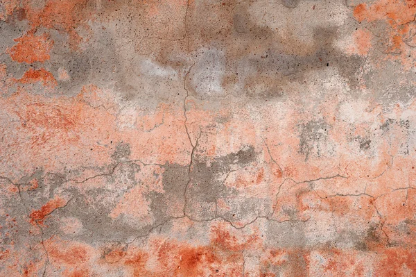 Textura de pared rústica vieja cubierta con estuco rosa —  Fotos de Stock
