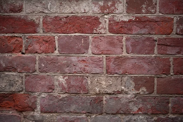 Tekstuuri vanha punainen tiili seinään — kuvapankkivalokuva