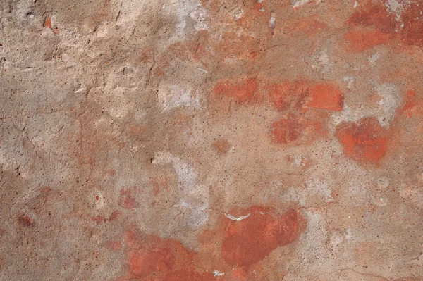 Textura de parede velha coberta com estuque rosa — Fotografia de Stock