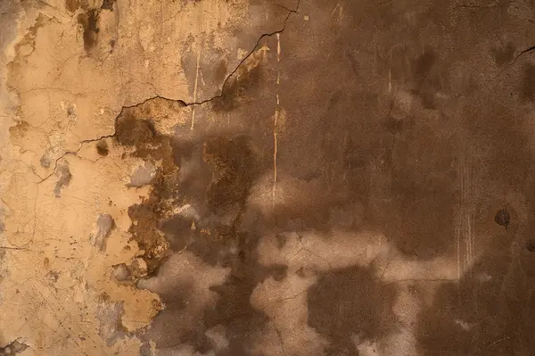 Υφή των παλαιών τοίχων καλύπτονται με κίτρινο στόκο — Φωτογραφία Αρχείου