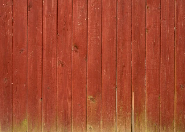 Textura de cerca de madera vieja pintada en rojo —  Fotos de Stock