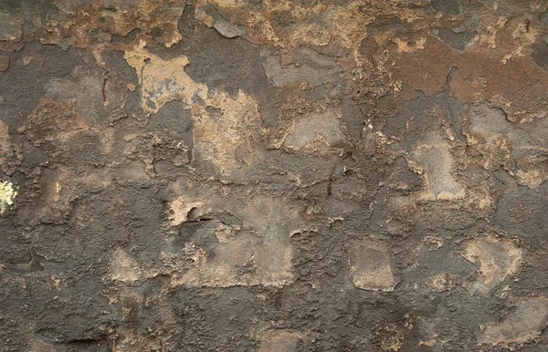 Konsistens av gamla vägg täckt med brun stuckatur — Stockfoto