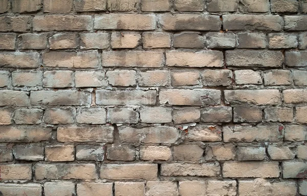 Textura de la antigua pared de ladrillo gris con rastros de yeso —  Fotos de Stock