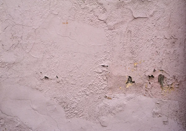 Textura de parede velha coberta com estuque rosa — Fotografia de Stock