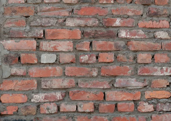 Tekstura starej ściany z czerwonej cegły — Zdjęcie stockowe