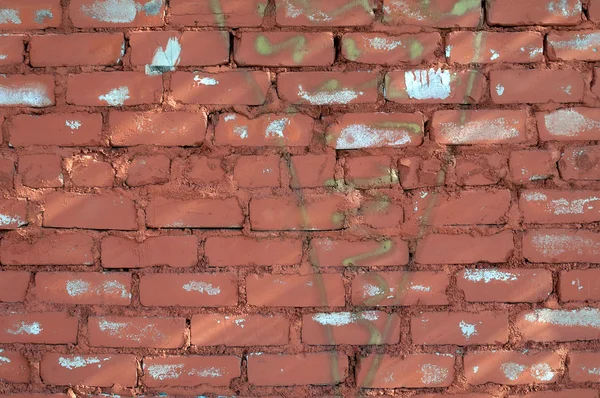 Texture of red brick wall — Stock Photo, Image