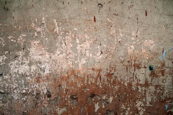 Textura de pared vieja cubierta con estuco gris —  Fotos de Stock
