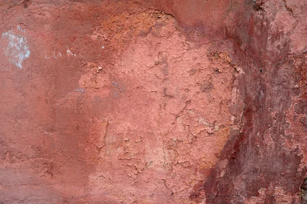 ピンクのスタッコで覆われた古い壁のテクスチャ — ストック写真